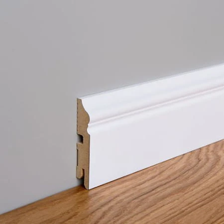 Listwa przypodłogowa LB3 8cm biały półmat
